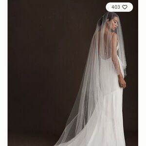 Anthropologie Blossoms Sparkle Veil